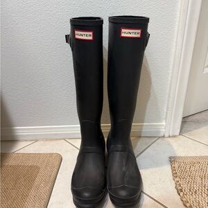 Hunter Black Rain Boots